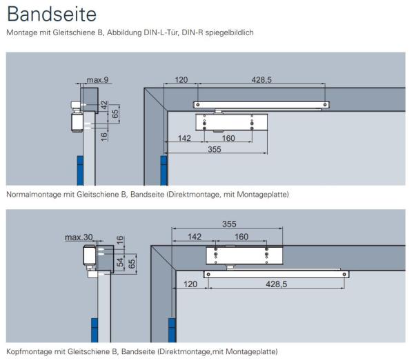 ECO Gleitschienenschließer TS 31 – EN 1-3